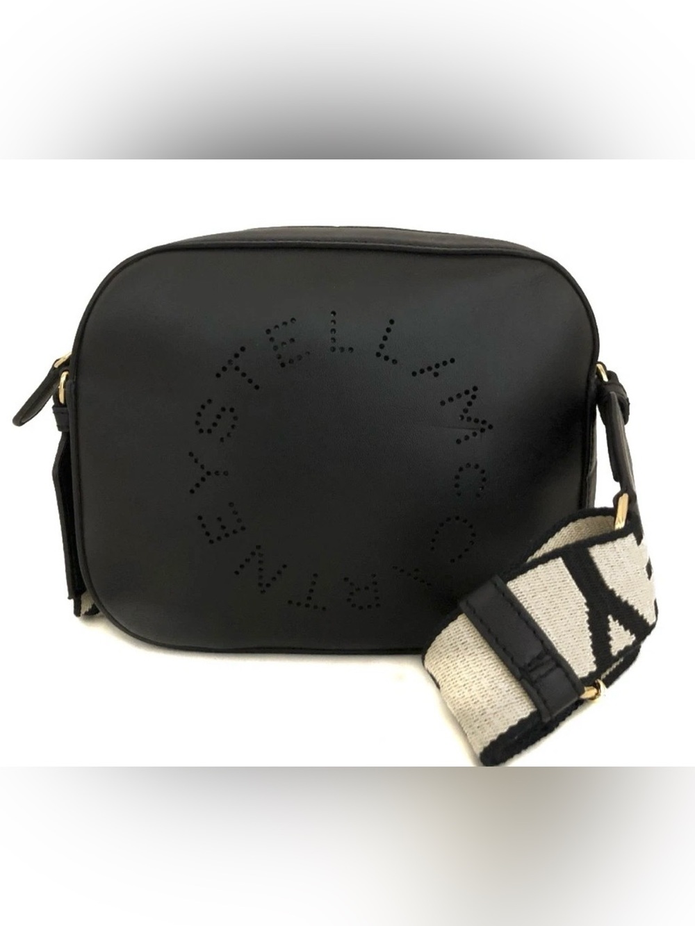 Stella McCartney Logo Vegan Leather Camera Crossbody – Dust Bag